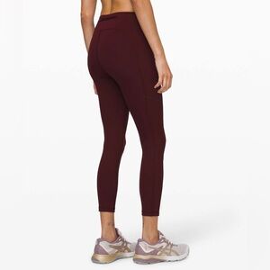 Lululemon Speed Up Tight 25" - Garnet - 4
